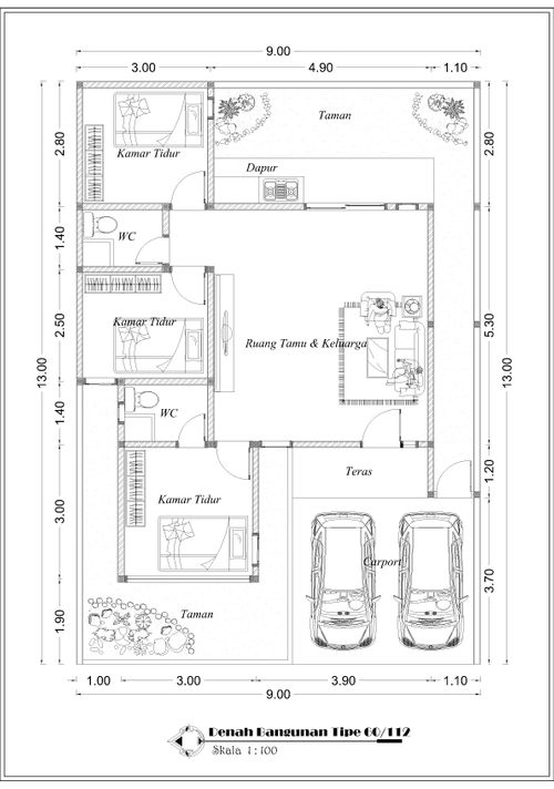 Layout Rumah